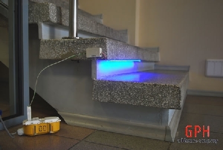 Oświetlenie schodów za pomocą oświetlenia diodowego