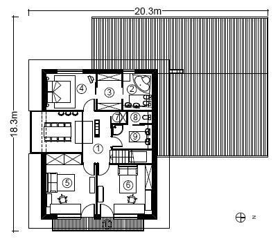 Plan pierwszego piętra