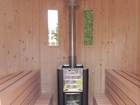Wertykalna beczka-sauna 