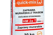 Zaprawa murarska z trasem Tubag  quick-mix HM 2a T 