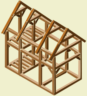 Konstrukcja domu szkieletowego