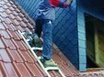 odśnieżanie dachu