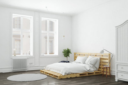 Łóżko z palet  | Drewnochron